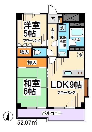 アヴェニュー桜上水  間取り