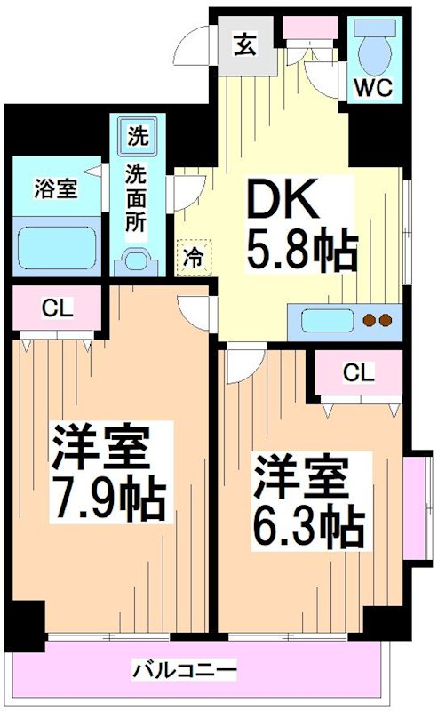 ロリエ笹塚　 間取り