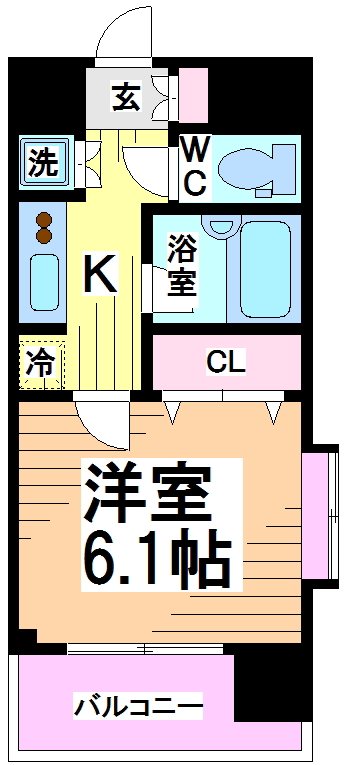 シンシア幡ヶ谷　 間取り