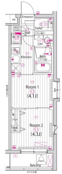 ガーラ・ヒルズ調布 300号室 間取り