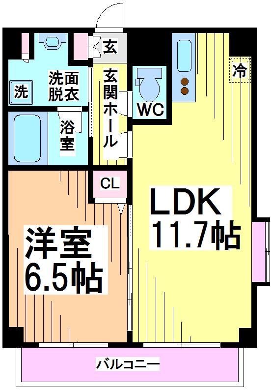 トーシンフェニックス初台  間取り