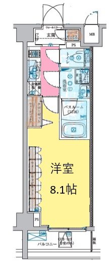 ブライズ中野南台 間取り