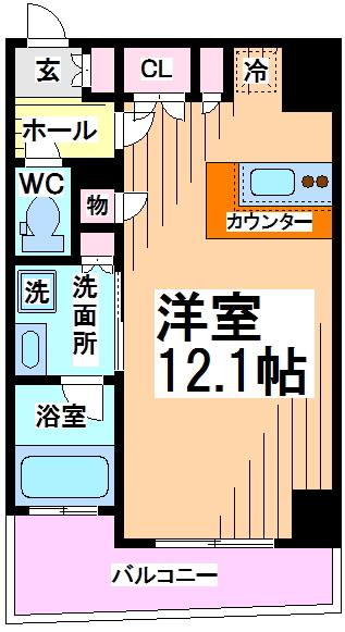 パークキューブ笹塚　 間取り