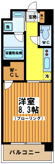 N'sアパートメント 204号室 間取り