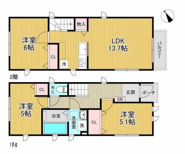 調布市入間町1丁目アパート 間取り