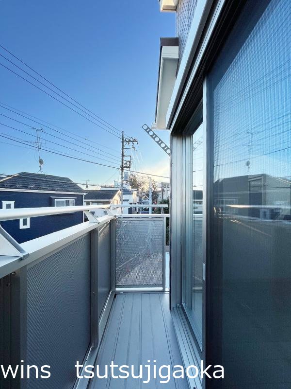 調布市入間町1丁目アパート ベランダ