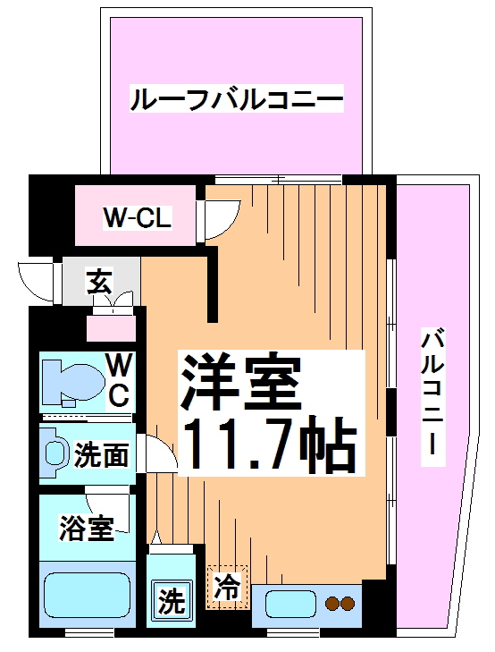 ダイナシティ方南町  間取り