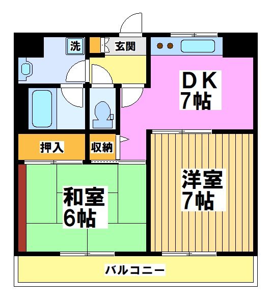 メゾンドシャンタル 間取り