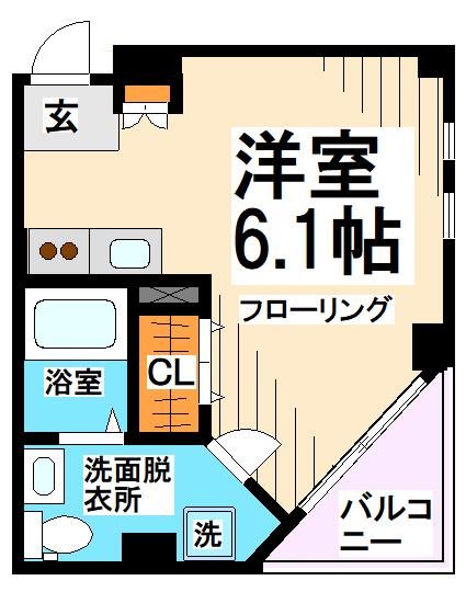 KSフラット  間取り