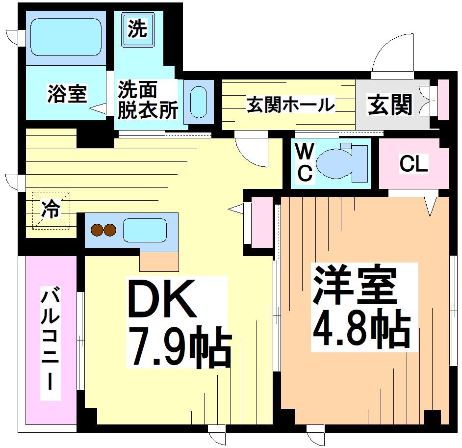 グランフェリシアK・H  間取り