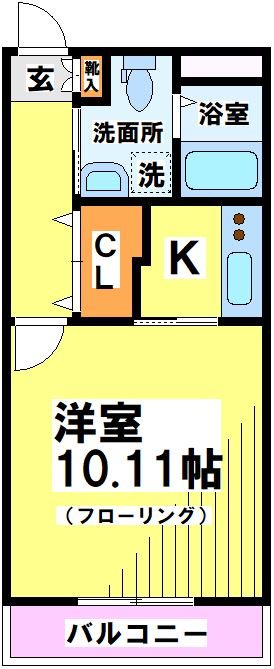 ビレッジ仙川壱番館 205号室 間取り