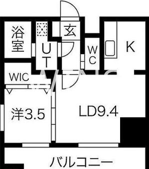 福岡県福岡市博多区下呉服町 間取り