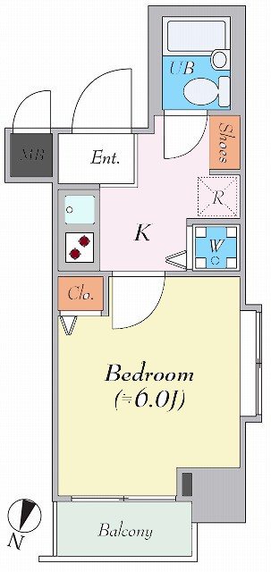 グランド・ガーラ幡ヶ谷EAST 間取り図