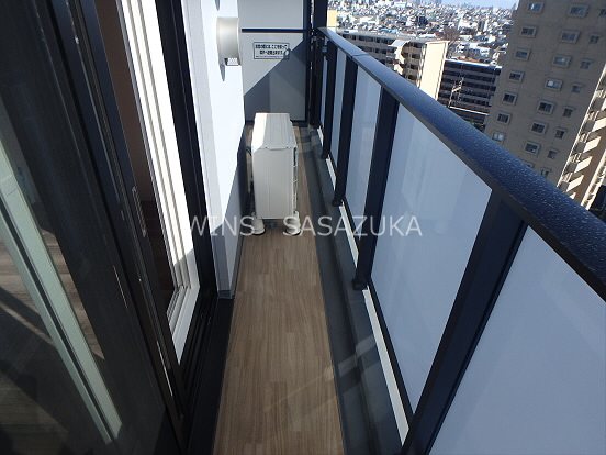 レジディア笹塚Ⅲ  ベランダ