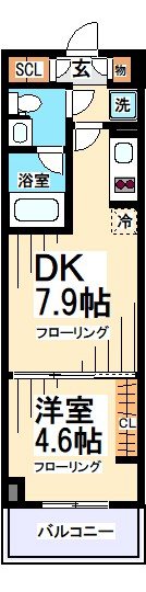 Alivis笹塚 間取り