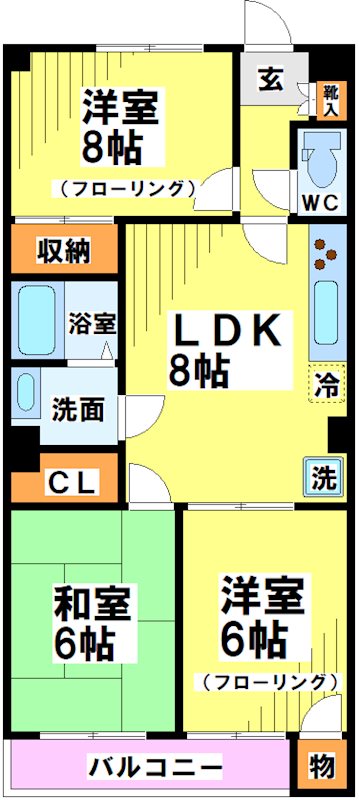 ＹＭパレス 間取り