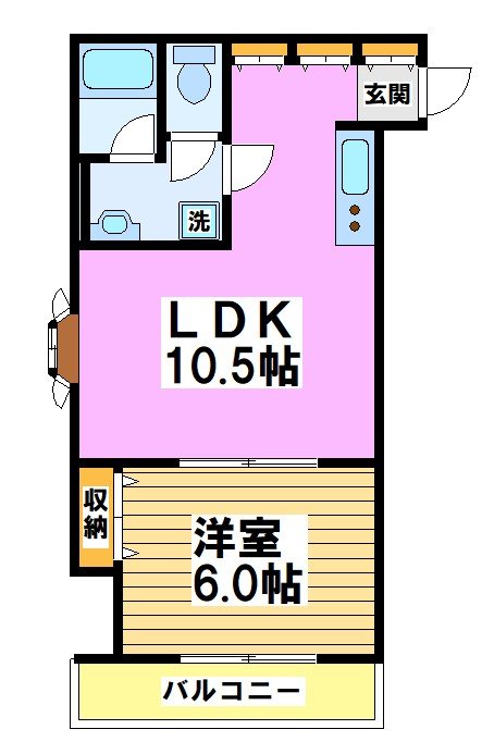 メゾンドラフィネ宮下 間取り