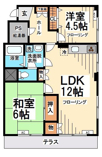 レジ東郷 間取り