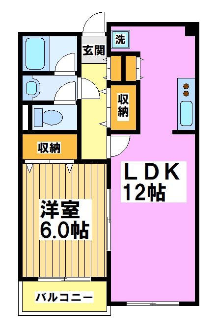 メゾンドラフィネ宮下 間取り