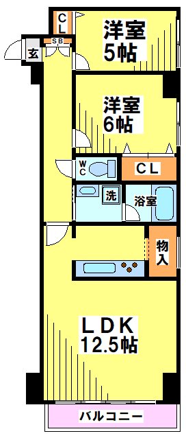 アーバンコート南烏山  間取り