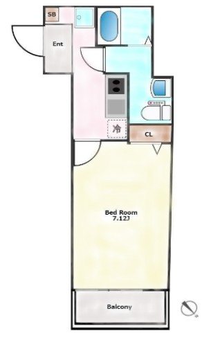 アンベリール代田橋 間取り