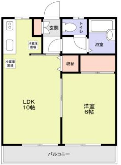 サンパレス調布Ⅱ 202号室 間取り
