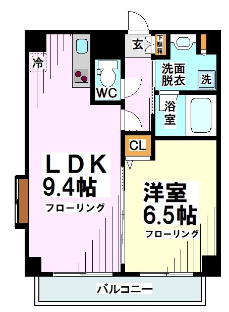 トーシンフェニックス初台弐番館 間取り図