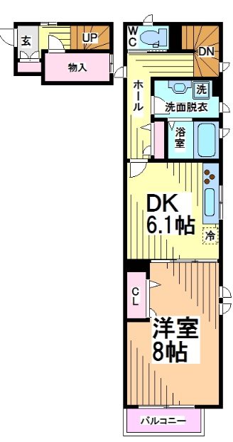 グランシャリオヴィラージュA 間取り