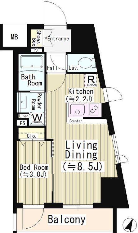イレーネ初台 間取り