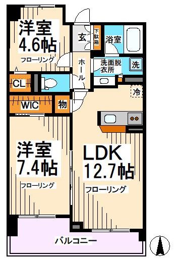 プレミアコンフォート高井戸  間取り