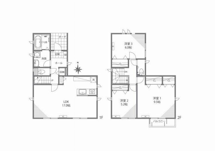 西つつじヶ丘1丁目戸建（再契約型） 間取り