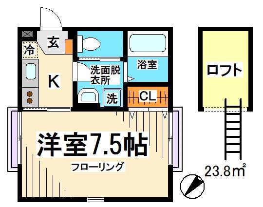 シャルム上北沢 間取り