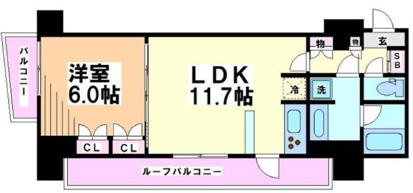 YSレジデンス代田橋 間取り