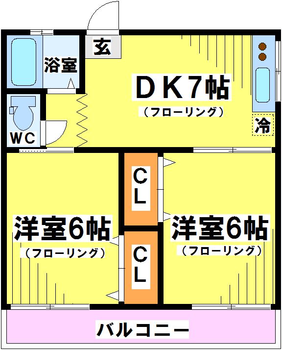 第二グリーンハイツ 間取り