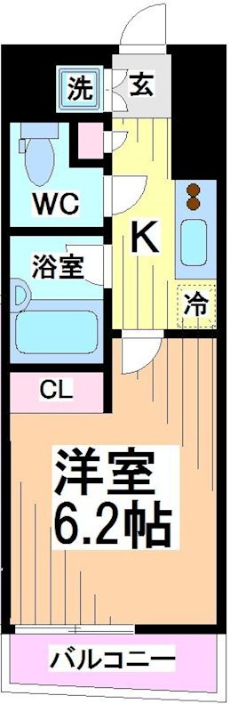 プレミアムキューブ笹塚 間取り
