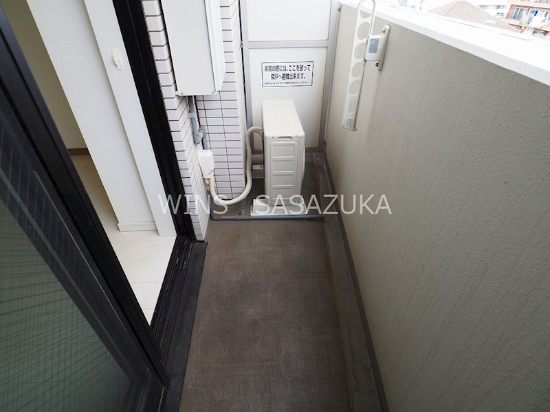 プレミアムキューブ笹塚 ベランダ