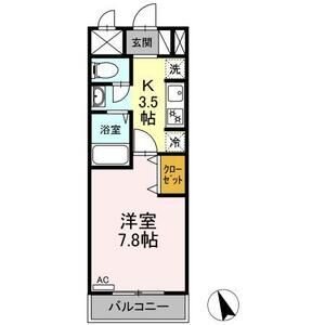 ルピナスコート柴崎 302号室 間取り