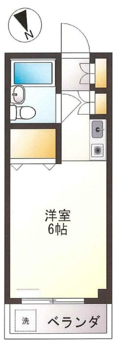 倉林マンション（再契約型） 402号室 間取り