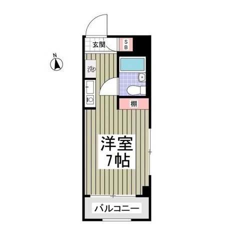 ファインスクエア鴨志田Ⅱ 205号室 間取り