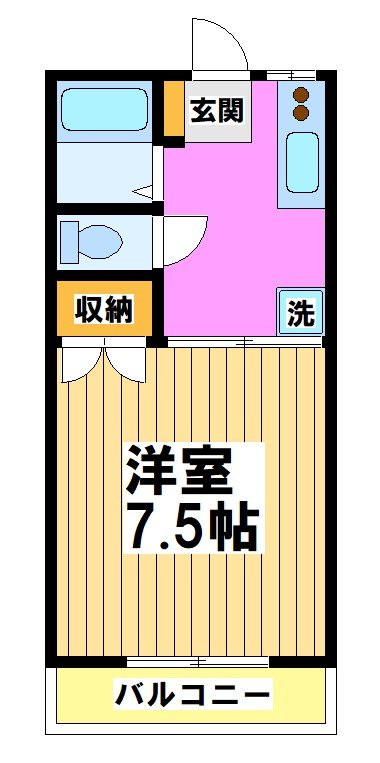 ヤングハイム　B棟 間取り