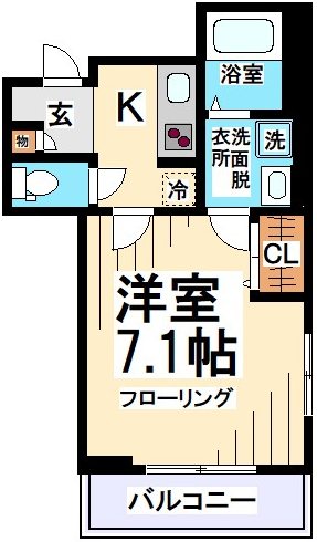 メゾン・ド・代々木上原 間取り図