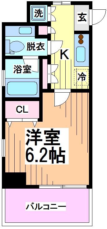 ヴォーガコルテ笹塚アジールコート  間取り