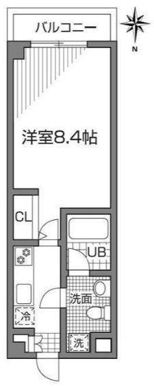 ジョイリーフ仙川 102号室 間取り