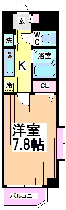フェニックス幡ヶ谷弐番館  間取り