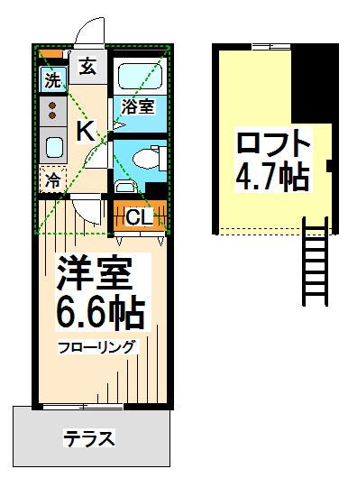モンシャトー明大前  間取り