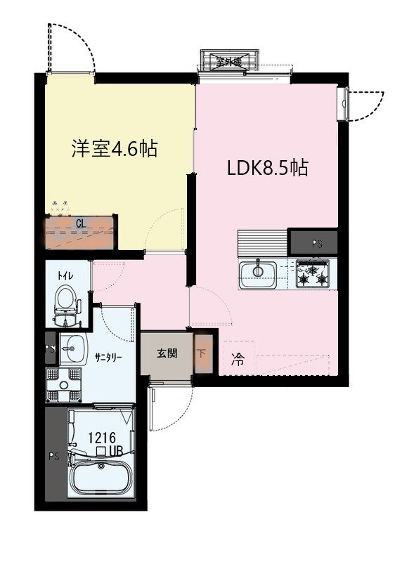 イクシオ南台 間取り