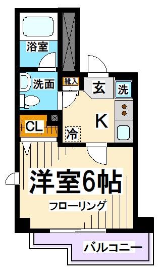 アプレシティ桜上水  間取り