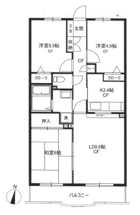 アーバンハイム成城PART Ⅲ 106号室 間取り