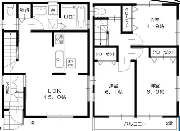 祖師谷三丁目戸建 間取り