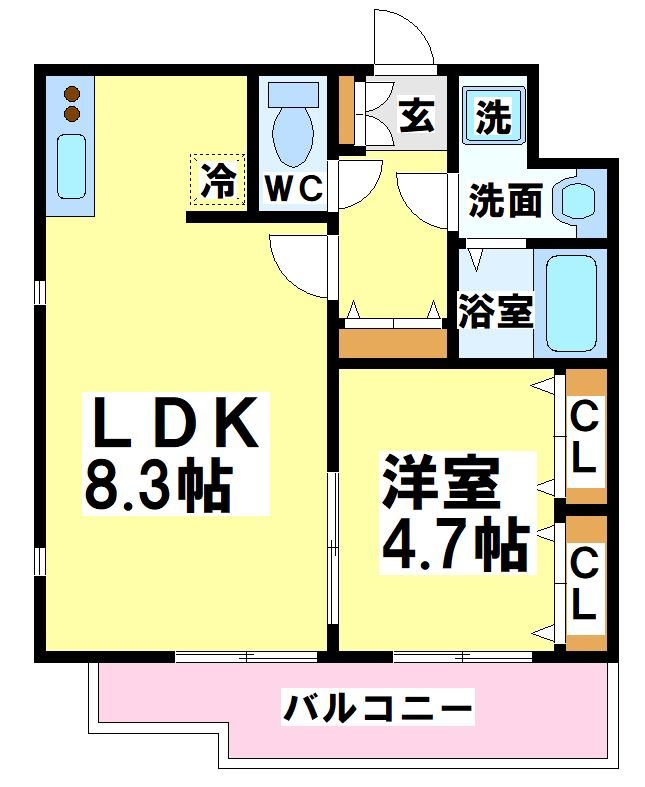ボヌール和泉  間取り